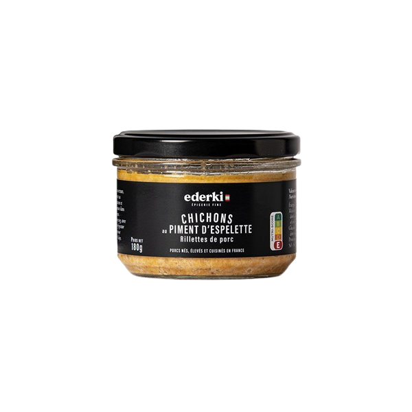 Rillettes with Piment d'Espelette